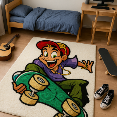 Skater Boy Tufting Rug