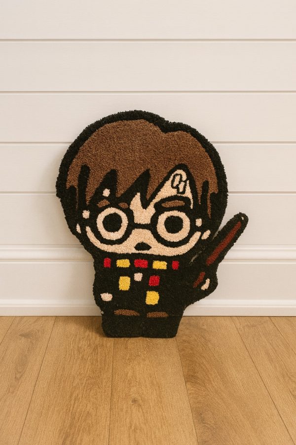 Harry Potter Tufted Rug – Chibi Style (20x10 in)