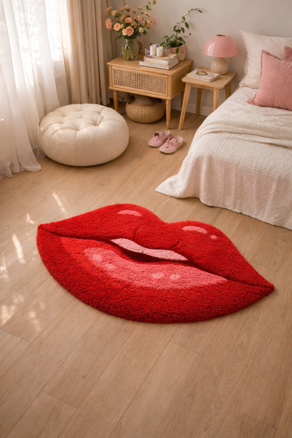 Scarlet Kiss Rug – 25” Edition