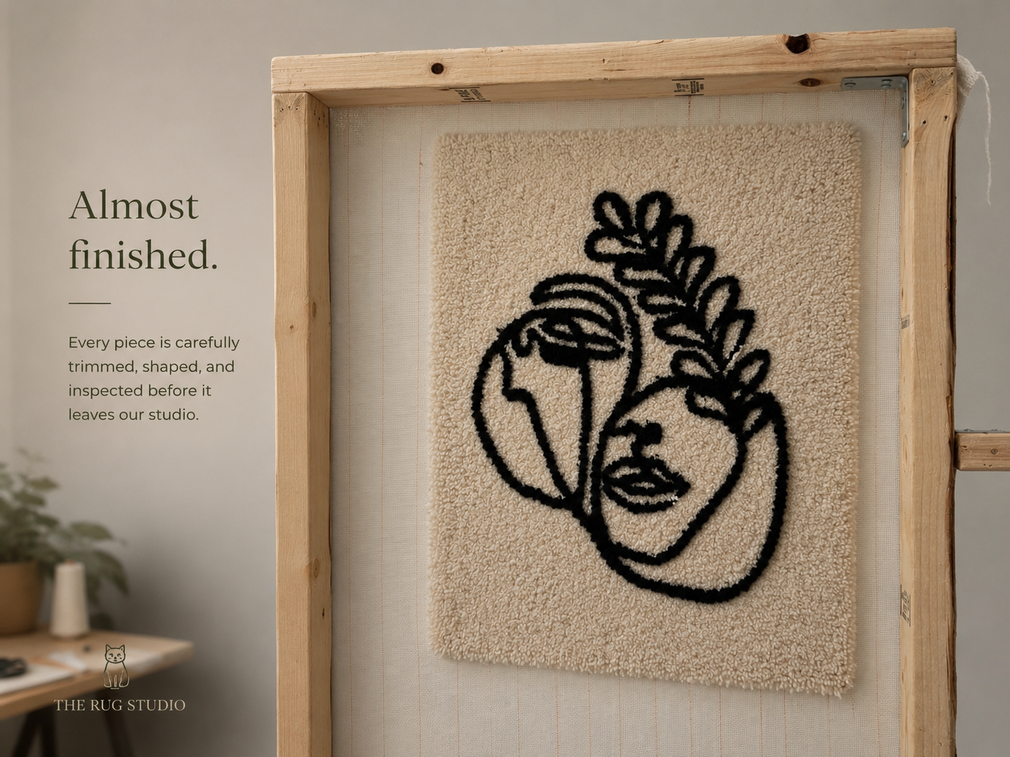 The Rug Studio handmade workspace
